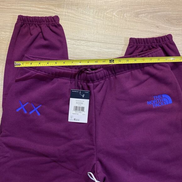 NWT The North Face Kaws Joggers Sweatpants Mens Sz XL Pamploma Purple Pants - Picture 4 of 8